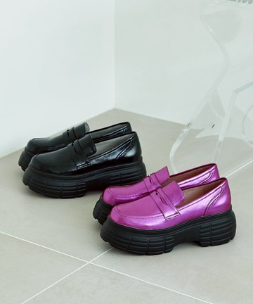 簡約舒適厚底樂福鞋 (31318)