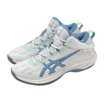 Asics 亞瑟士 籃球鞋 GELHoop V17 S 男鞋 灰 藍 戶外場地 抗扭 亞瑟膠 1063A101020