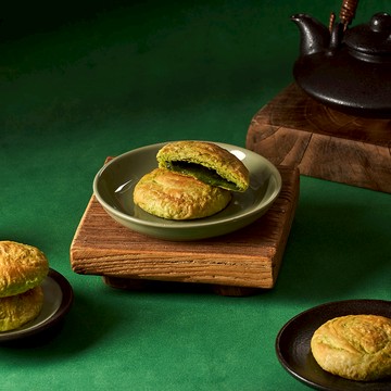 香菜太陽餅 Coriander Sun Cake【6入裝】香菜風味太陽餅｜淡雅草本香氣，風味清爽不膩