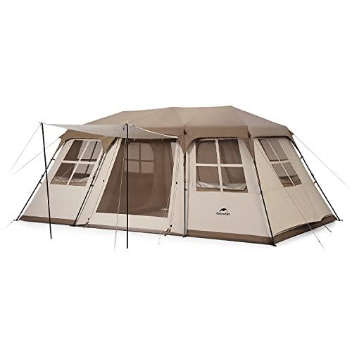 Naturehike 公式 ワンタッチ テント 大型 2*6人用 ?ロッジ型 UPF50