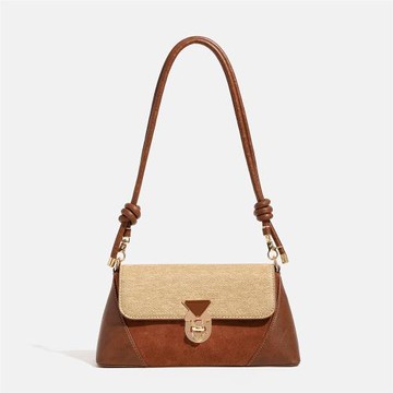 輕奢高級感腋下包女2024新款秋冬高級感通勤法棍單肩包斜跨女士包