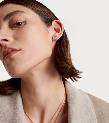 Repossi Antifer 18kt rose gold single earring with gemstones