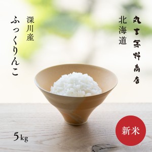 新米 産地限定 ふっくりんこ 5kg 北海道産 白米 令和5年産 真空パックに変更可 送料無料