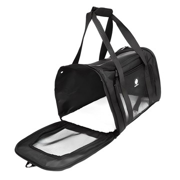 叮咚寵物 黑標寵物外出包  黑色  45 x 29cm  1個