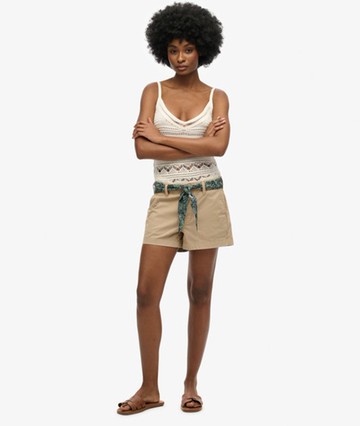 Superdry Women's Classic Chino Shorts Brown Size: 6
