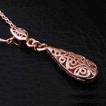 現貨+預購 925純銀項鍊 吊墜-尊貴精緻時尚水滴造型母親節生日情人節禮物女配件73ad94【獨家進口】【米蘭精品】