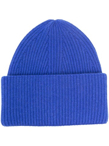 Laneus - ribbed cashmere beanie - men - Cashmere - One Size - Blue