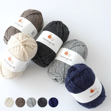 🌙【YXJ】羊毛線 5色可選｜🇯🇵日本空運｜KNITWORM｜毛線 編織 手作 日本毛線 夜影小居