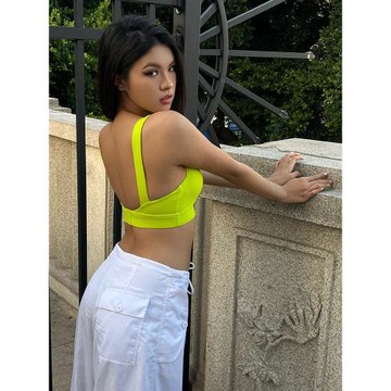 2025新款聚攏歐美輕奢文胸無鋼圈塑身性感胸罩辣妹運動背心內衣女