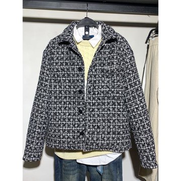 秋冬季新品 男裝格子紋理襯衫外套ZA9621422 064男士復古休閑夾克