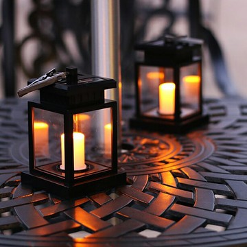 太陽能戶外燈室外裝飾燈防水戶外別墅庭院燈花園景觀掛樹蠟燭燈