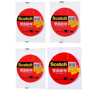 【蝦皮直營】3M Scotch 雙面棉紙膠帶-668-6/12/18/24/48MMx15YD