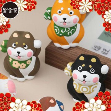 【摩達客】祈願招福-超萌迷你陶瓷開運擺飾三入組合/多款可選