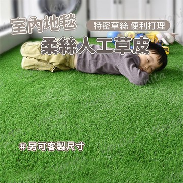 凡尼塔 快速出貨｜可客製 柔絲人工草皮室內地毯 仿真 人造 假 草皮 景觀 陽台 房間  室內 客廳 遊戲 寵物