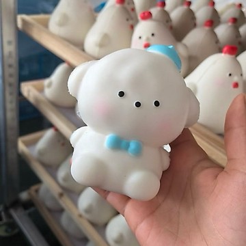 可愛小狗🐶濕軟黏手 squishy 嘻嘻慢回彈