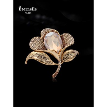 Eternelle法國永恒法式復古高檔胸針小眾設計感大衣配飾領針胸花