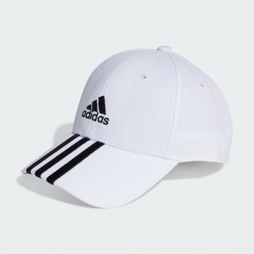 adidas BBALL 3S CAP CT 白 刺繡 男女 棒球帽 老帽 遮陽帽 II3509