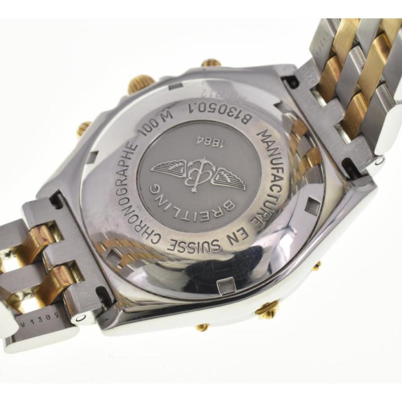 ☆良品【BREITLING】ブライトリング クロノマット ビコロ B13050.1 SS/K18YG 自動巻き メンズ D#102248 |  LINEブランドカタログ