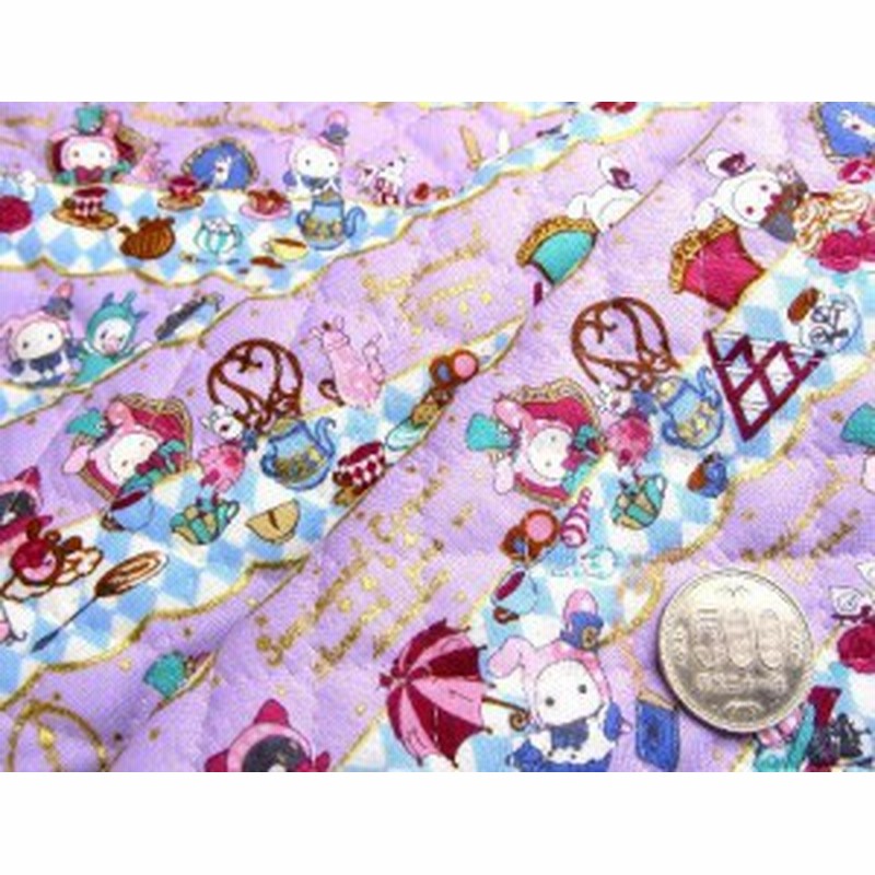 ｑ キルト キャラクター キルティング 生地 はぎれ 40cm センチメンタルサーカス パープル 通販 Lineポイント最大1 0 Get Lineショッピング