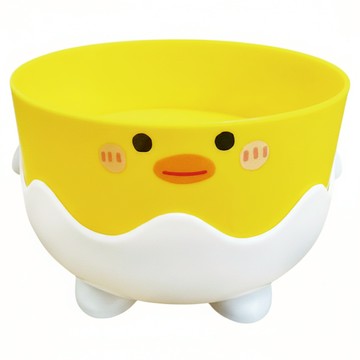 Nice u 毛樂趣 小雞寵物碗  黃色  1個