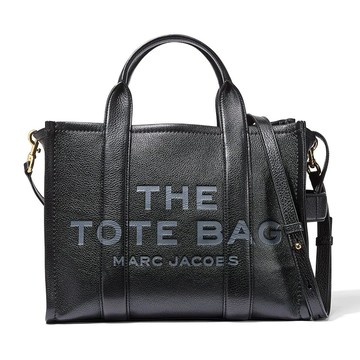 MARC JACOBS The Leather TOTE 皮革兩用托特包-小/黑