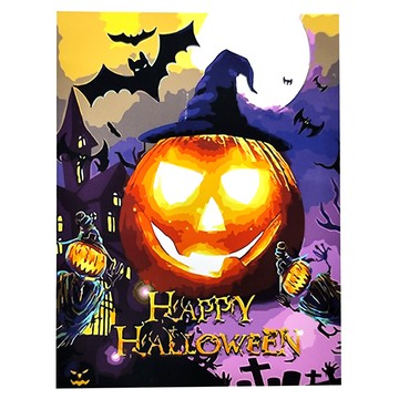 ArtLife 藝術生活 數字油畫DIY DT137 50 x 40cm  萬聖節之夜  1組