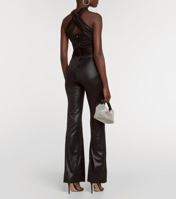 Rotate Off-shoulder jersey jumpsuit