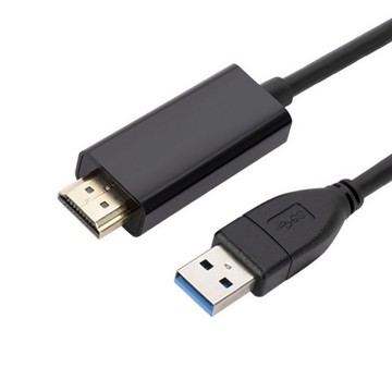 Bravo-u USB轉HDMI 支援鏡像/擴展模式 免驅動轉接器 1.8M