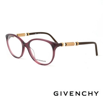GIVENCHY 紀梵希 歐美俐落精品圓框光學眼鏡(透紫 - GIVGV861-0G42)
