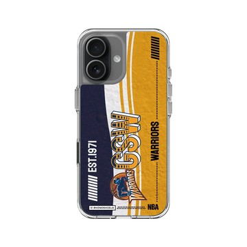 iPhone 17 Clear Case（相機按鈕） 透明 - NBA - 復古球員卡-金州勇士 Golden State Warriors - Vintage Card