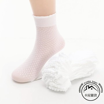 10雙裝天鵝絨網襪女春夏女士短襪薄款透氣絲襪批發【木屋雜貨】
