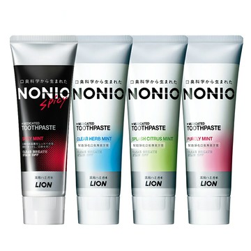日本獅王 NONIO 終結口氣牙膏 130g 青梨薄荷 / 冰炫薄荷 / 澄橘薄荷 / 酷樂薄荷 / 晶燦亮白/ 抗敏 #丹丹悅生活