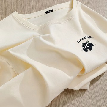 【真！隔日達！】240g純棉重磅短袖 男生t恤 加大碼寬鬆上衣 oversize 女生T恤 夏天新款 簡約ins風T恤