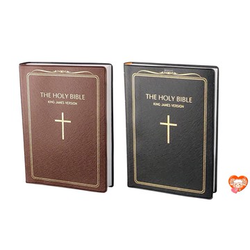 【🐑百羊書房】KJV HOLY BIBLE 英皇詹姆士本 (紅字.膠皮.白邊)  英文聖經 VEN20
