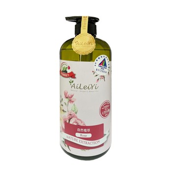 aileiyi洋甘菊潤膚沐浴精-玫瑰花香1000ml