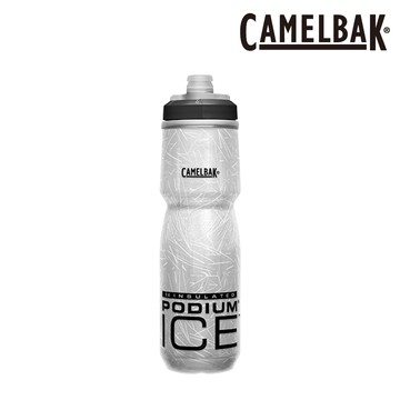 CAMELBAK PODIUM ICE 5X酷冰保冷噴射水瓶 CB1872002062｜620ml 經典黑