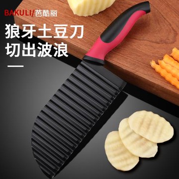 狼牙土豆刀具切土豆波浪刀廚房切菜神器家用洋芋花式切片薯條切條