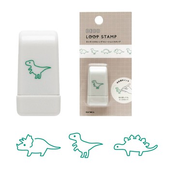 MATOKA DECO LOOP STAMP 恐龍