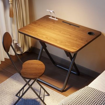 【匠俱】可折疊簡易辦公書桌 70*48cm 便攜出租屋工作桌 床邊電腦寫字桌 家用小餐桌 書房書桌