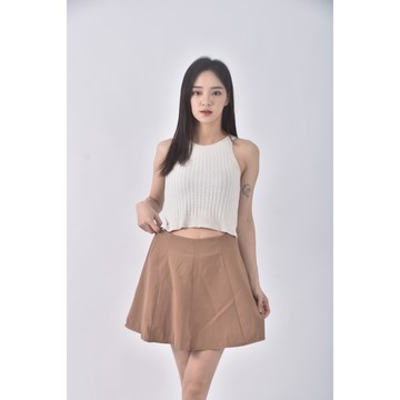 (S) ajpeace棕色短裙二手衣