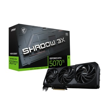 MSI RTX 5070 Ti 16G SHADOW 3X OC 顯示卡 (組合包A)