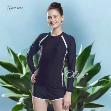 泳之美品牌 時尚大女二件式長袖泳裝 NO.289198