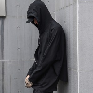 変形 ブラック ジップアップパーカー フード フーディー ヴィジュアル系 V系 ゴスロリ ゴシック ビジュアル系 バンド 韓国 通販 Lineポイント最大1 0 Get Lineショッピング