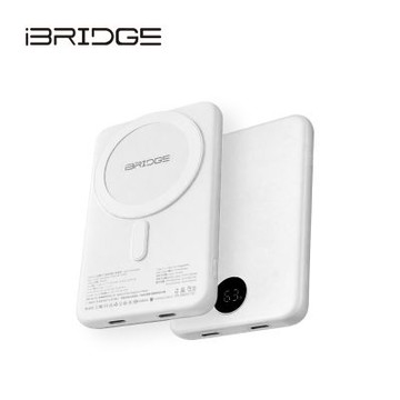 iBRIDGE 5000mAh固態電池極薄快充無線行動電源