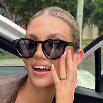 【ROSIE ALLAN】ROMA 黑 手工板材太陽眼鏡