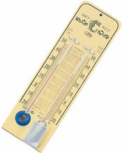 LIFE 2474 乾濕度計 木 9"/個