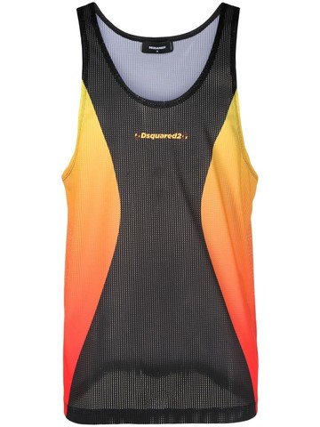 Dsquared2 - logo-print tank top - men - Polyester - M - Black
