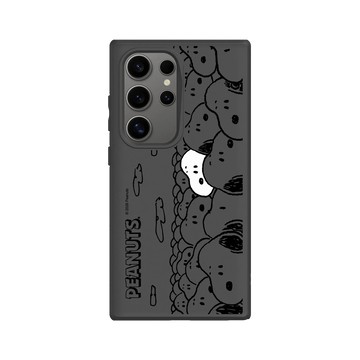 Galaxy S24 Ultra SolidSuit 黑 - 史努比 Snoopy - 滿滿的Snoopy