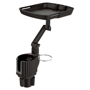 RAONPINE 可擴展車用杯架托盤  黑色  1個