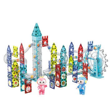 DIGE 太空競速磁力片 216片 磁力積木 益智玩具  1盒  Mixed colors